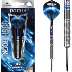 Dardo Mission Josh Rock O Rock Prata Azul 80%