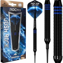 Dardo Mission Rocky Josh Rock Preto Azul Brass18g D1684-mi001413