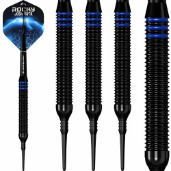 Darts Mission Rocky Josh Rock Schwarz Blau