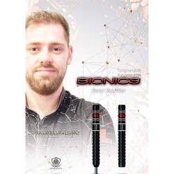 Dardo Dynasty Darts A Flow Black Line Bionic 3 Berry Van Peer V3 Modelo 23g