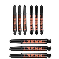 Cañas Target Pro Grip Tag Shaft Intb 3 Sets Black Orange (41mm) 380317