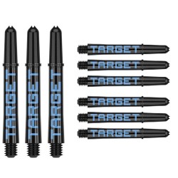Canas Target Pro Grip Tag Shaft Short 3 Sets Preto Azul 34mm