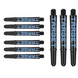 Cañas Target Pro Grip Tag Shaft Med 3 Sets Black Blue(48mm) 380324