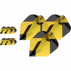 Plumas Target Tag Black Yellow (3 Sets) No6 337780