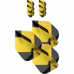 Plumas Target Tag Black Yellow (3 Sets) No6 337780