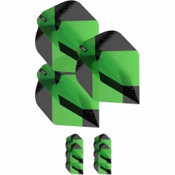 Plumas Target Tag Negro Verde (3 Sets) No2 337740