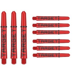 Cañas Target Pro Grip Tag Shaft Short 3 Sets Red Black (xxmm) 380320