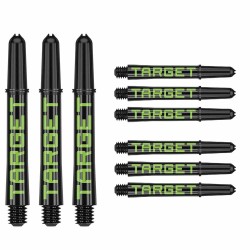 Cañas Target  Pro Grip Tag Shaft Short 3 Sets Black Green (34mm) 380310