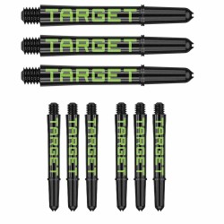 Cañas Target  Pro Grip Tag Shaft Short 3 Sets Black Green (34mm) 380310