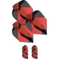 Plumas Target Tag Preto Vermelho (3 Sets) Ten X 337850