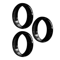 Clips Xq Max Negro O-rings 3 Unidades  Qd8200500