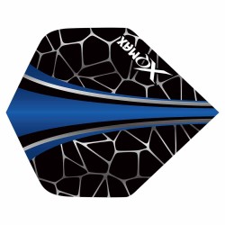 Plumas Flights Xqmax Pet Darts Standard Blue Crackle Qd8201280