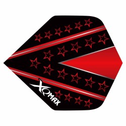 Flights Xqmax Pet Darts Standard Red Star Feathers Qd8201260