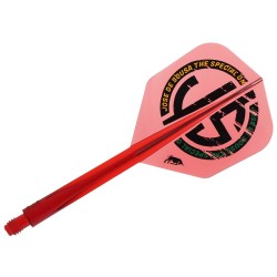 Plumas Condor Axe Special One 3 Shape Clear Red L 33.5mm 3 Uds.