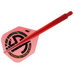 Plumas Condor Axe Special One 3 Shape Clear Red M 27.5mm 3 Uds.