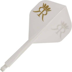 Plumas Condor Axe Standard Double R Blanco L 33.5mm 3 Uds.