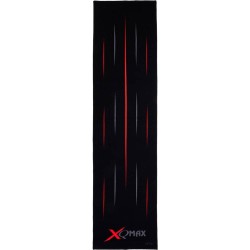 Protetor de Piso Xq Max Dart Tapete Preto Vermelho 237x60 Qd2400080