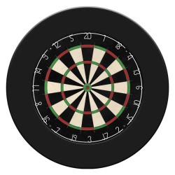 Umgeben Designa Dartboard Heavy Duty Plain Schwarz Su049-schwarz