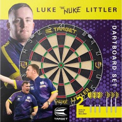 Diana Target Darts Luke The Nuke Littler Board 440021