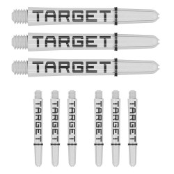 Cañas Target Pro Grip Shaft Tag Med 3 Sets Blanco Negro (48mm) 380352