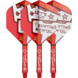 Plumas Target Stephen Bunting (3 Conjuntos) Pens + Med Cañas 380402