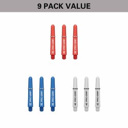 Cañas Target Pro Grip Shaft Med 3 Sets Rojo-azul-blanco (48mm) 380391