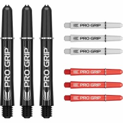 Cañas Target Pro Grip Shaft Int 3 Sets Negro-blanco-rojo (41mm) 380384