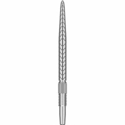 Punkte Target Darts Swiss Point Rve Silber 35mm 340236