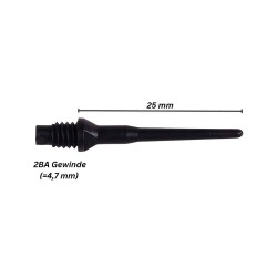 Punkte Karella Keypoint 2ba Black 25m 1000unid 8053.01