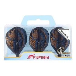 Plumas Fit Flight Samurai Skull B Negro Standard