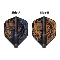 Fit Flight Samurai Skull B Penas Pretas