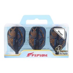 Fit Flight Samurai Skull B Penas Pretas