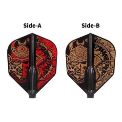 Plumas Fit Flight Samurai Skull A Negro Shape