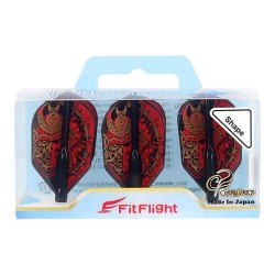 Plumas Fit Flight Samurai Skull A Negro Shape