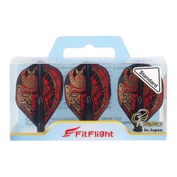 Plumas Fit Flight Samurai Skull A Negro Standard