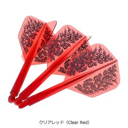 Plumas Condor Axe Yuki Yamada Wa En Rojo Small S 21.5mm 3 Uds.