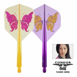 Plumas Condor Axe Swallowtail Butterfly Shape Amarilla L 33.5mm 3 Uds.