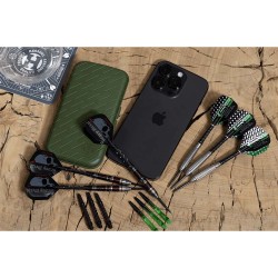 Funda Harrows Darts Slim Case Verde