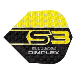 Fülle Harrows Darts Flüge No6 Dimplex S3 Yellow