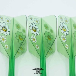 Plumas Condor Axe Toy Flowers Verde Claro Shape L 33.5m 3 Uds.