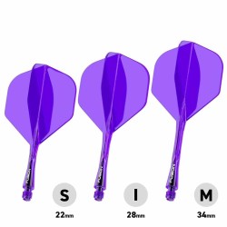 Fülle Winmau Darts Fusion Morado Short 22-64mm N2 Standard 8795