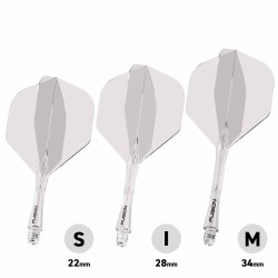 Fülle Winmau Darts Transparent Fusion Short 22-64mm N2 Standard 8793