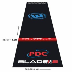 Bodenschutz Winmau Pro Zone Precision Pvc + Oche 8216