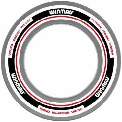 Dartboard Surrounds Advance Weiß Rot