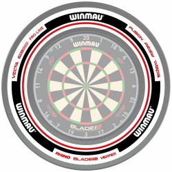 Dartboard Surrounds Advance Blanco Rojo