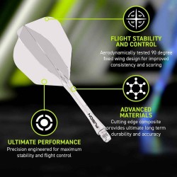 Fülle Winmau Darts Transparent Fusion Medium 34-76mm N6