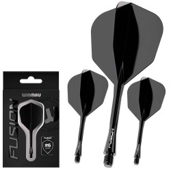 Fülle Winmau Darts Fusion Schwarz Medium 34-76mm N6 8826