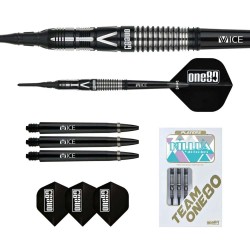 Darts One80 Yuki Black Onodera 90% 20gr 9559