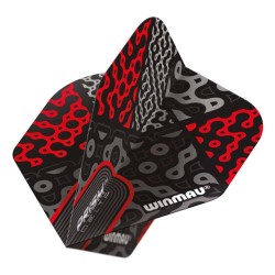 Plumas Winmau Darts Prism Delta Cypher Rojo Negro 6915.279