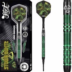 Dardos Shot Darts Stowe Buntz V2 Black 90% 21gr  Sh-sbsf2b-21